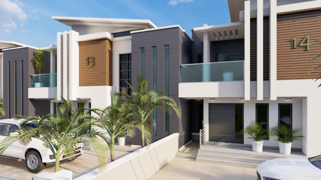 three bedrooms terrace duplex